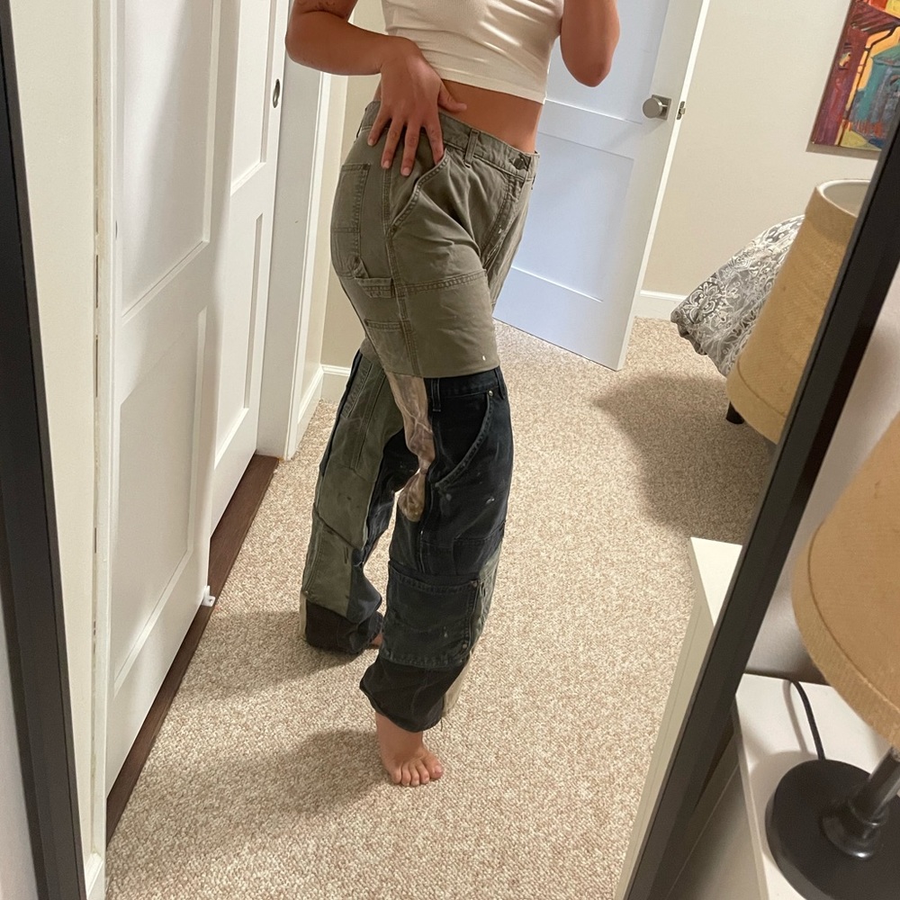 Custom patchwork carhart pants!
